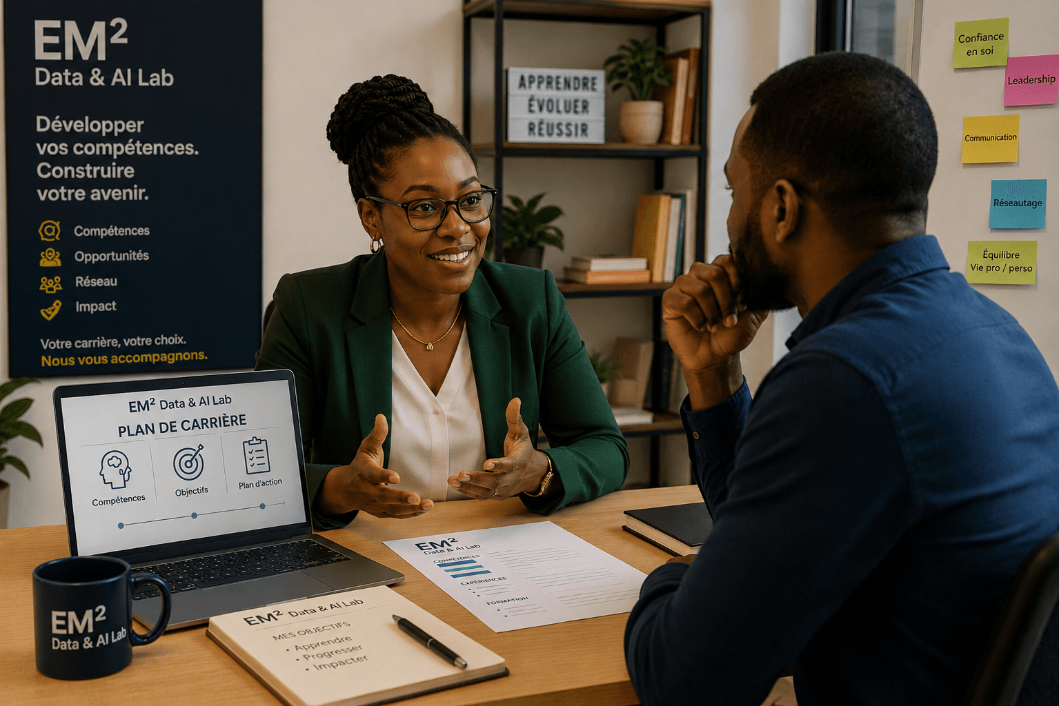 Career development and professional coaching session